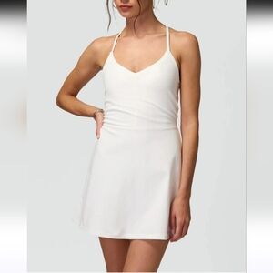 Spiritual Gangster Jet Active Dress Medium in White New